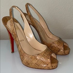 Cork Christian Louboutin Heels